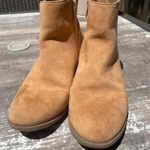 Girls Treasure & Bond Suede Camel Colored Boots Size 4